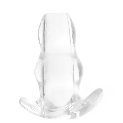 Master Series Clear View Hollow Anal Plug