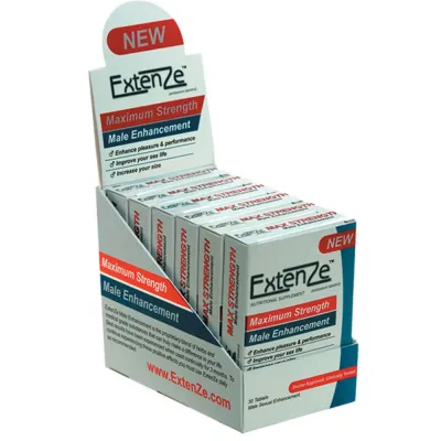 Extenze 6pc Dp Refill 30 Cap Blister Pk