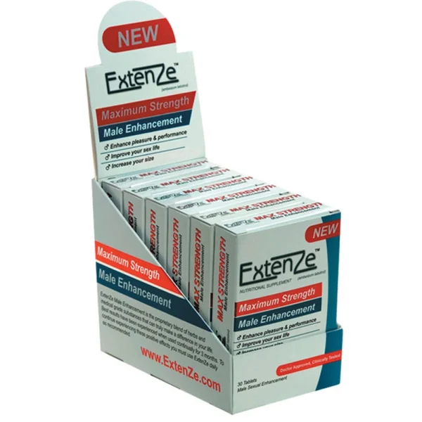 Extenze 6pc Dp Refill 30 Cap Blister Pk