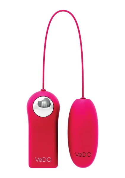 AMI Remote Control Silicone Vibrating Bullet By VeDO - Foxy Pink
