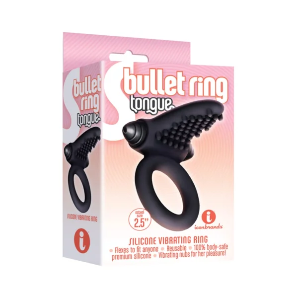 The 9's, S-bullet Ring - Tongue, Silicone — image 4 of 6