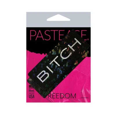 Pastease Shattered Glass Disco Ball Black bitch Bar Nipple Pasties