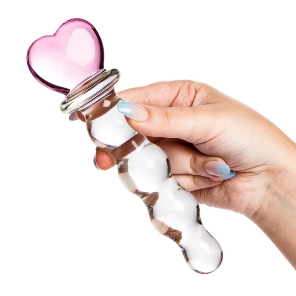 Glacier Glass Cupid's Arrow Dildo - 8 Inch — image 5 of 5