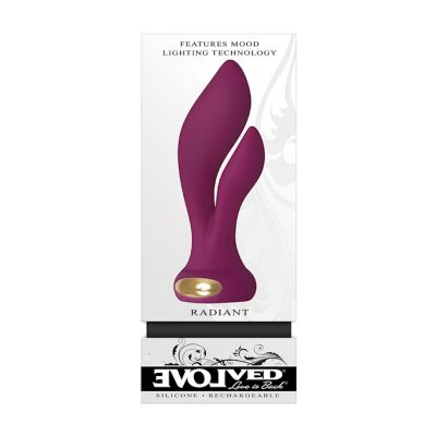 Evolved Radiant Led Vibrator Purple 5 7 Inch