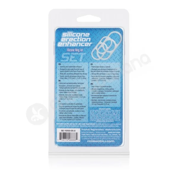 Clear Silicone Erection Enhancer Set