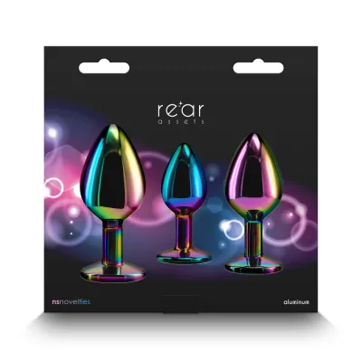 Rear Assets 3 piece Trainer Kit Multicolor Rainbow Heart