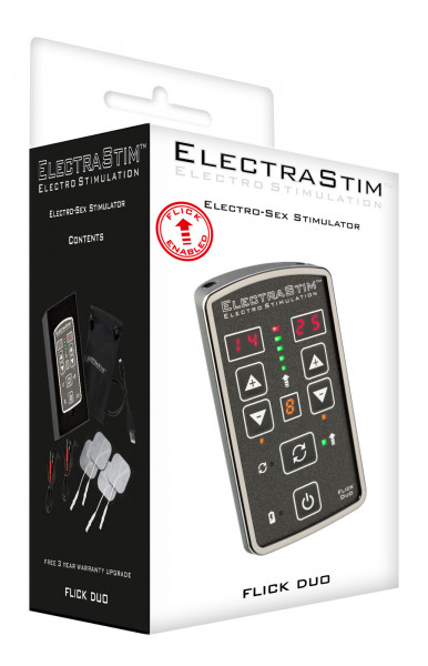 ElectraStim EM80-E Flick Duo Dual Channel Rechargeable Electro Sex Kit