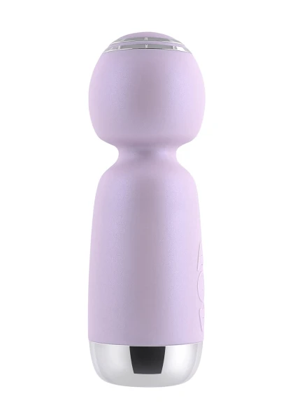 Playboy Pleasure Royal Rechargeable Silicone Vibrating Mini Massage Wand - Lavender