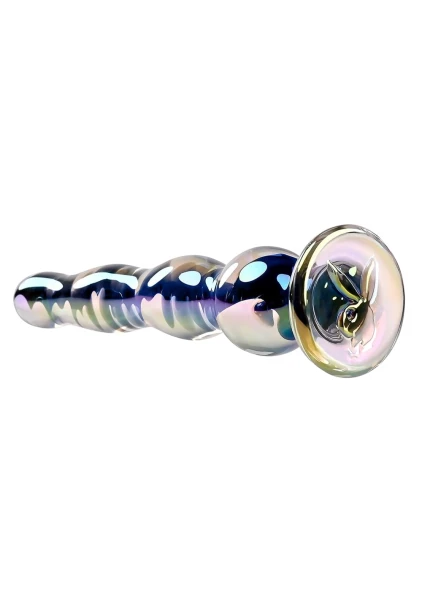 Playboy Pleasure Jewels Wand Glass Dildo
