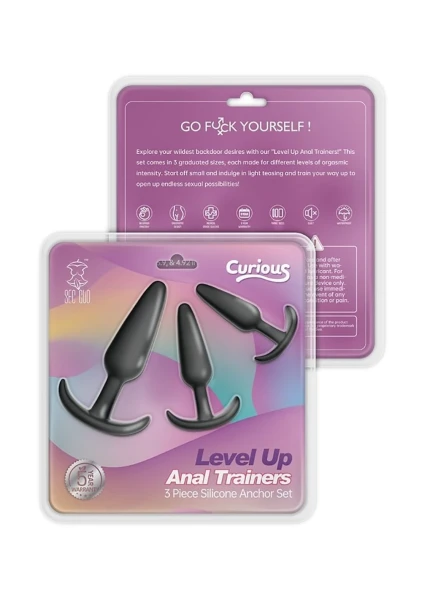 Curious Level Up Anal Trainers 3-Piece Anchor Set