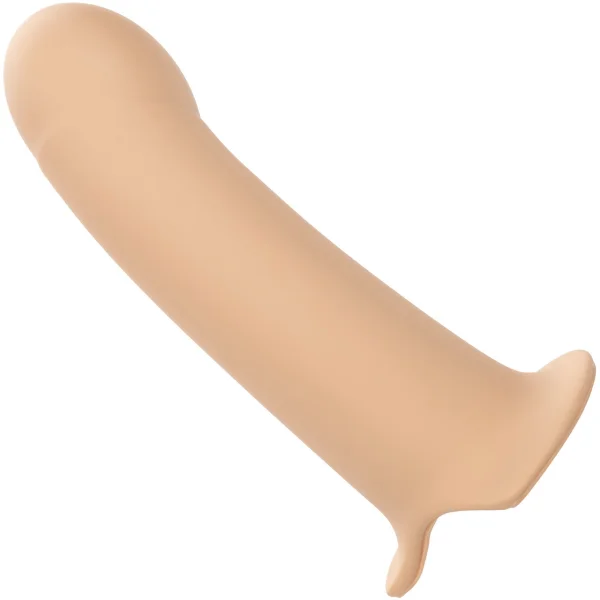 Performance Maxx Silicone 6.25" Hollow Penis Extension With Harness By CalExotics - Vanilla