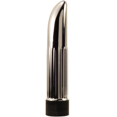 Silver Ladyfinger Mini Vibrator None
