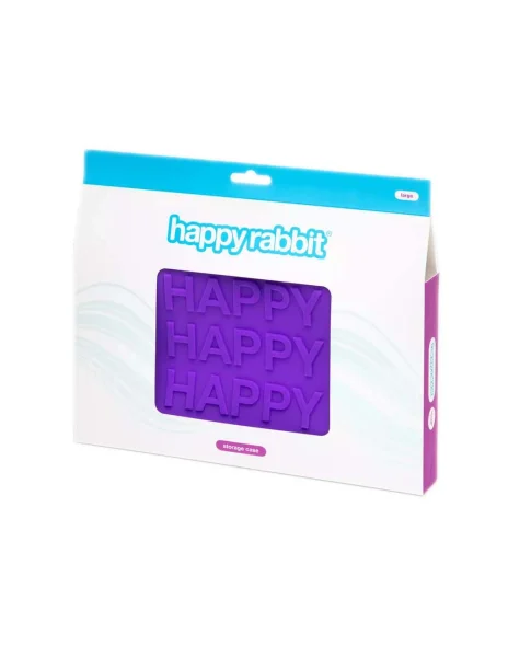 Happy Rabbit HAPPY Large Silicone Zip Storage Case 