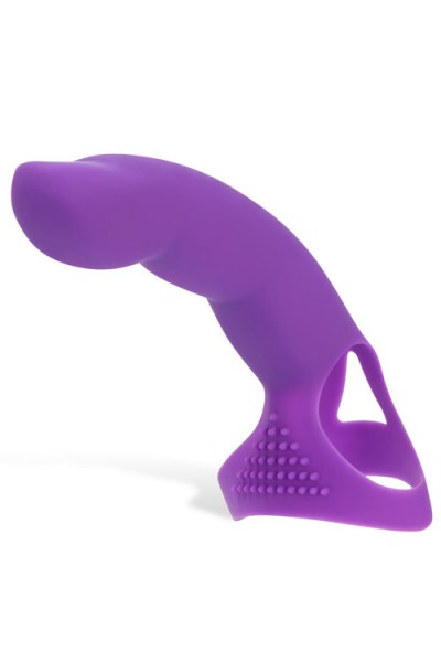 BMS Simple & True Silicone Textured Finger Dong
