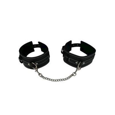 Edge Leather Arm Restraints Black