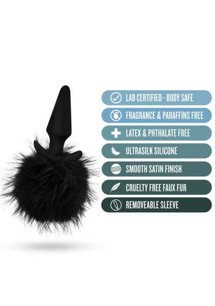Anal Adventures Platinum - Rabbit Tail Plug — image 10 of 12