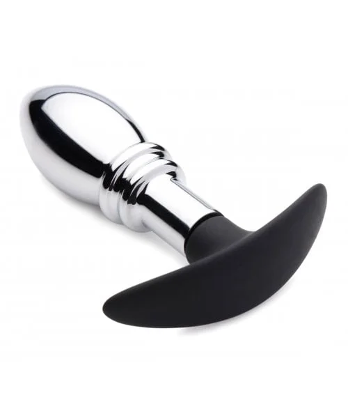Dark Stopper Metal & Silicone Anal Plug — image 5 of 6