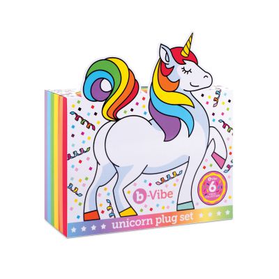 b Vibe Unicorn 6 pc Plug Set