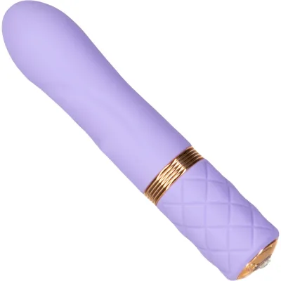 Pillow Talk Flirty Special Edition Silicone Waterproof Mini Vibrator Purple Rose Gold