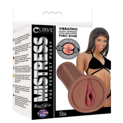 Mistress Sia Chocolate Pubic Bone Stroker Brown