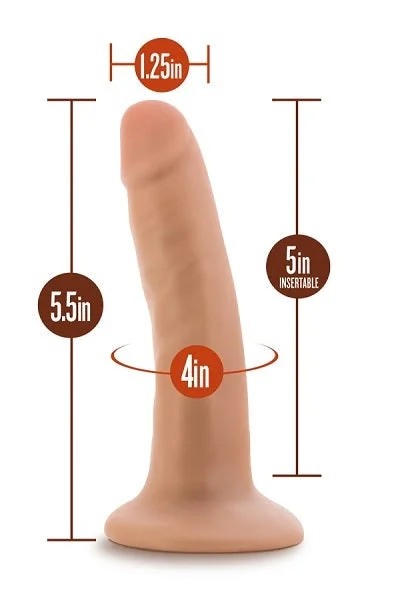 Blush Dr. Skin Vanilla 5.5 Inch Cock With Suction Cup — image 6 of 8