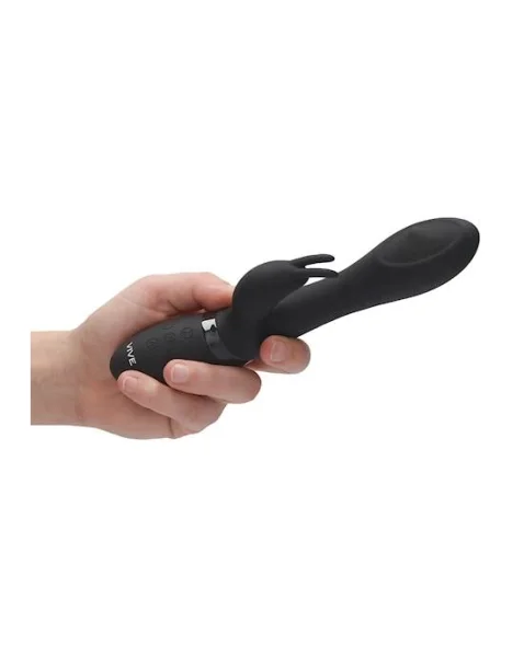 Mira - Spinning G-spot Rabbit  - Black - 8 Inch