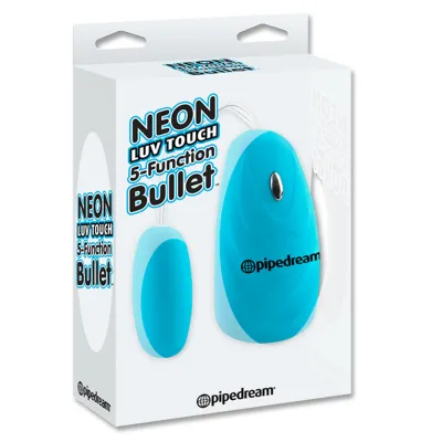 Pipe Dreams Neon Luv Touch 5 Function Bullet