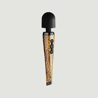 Panthra Shaka USB Rechargeable Wand Leopard Print Vibrator
