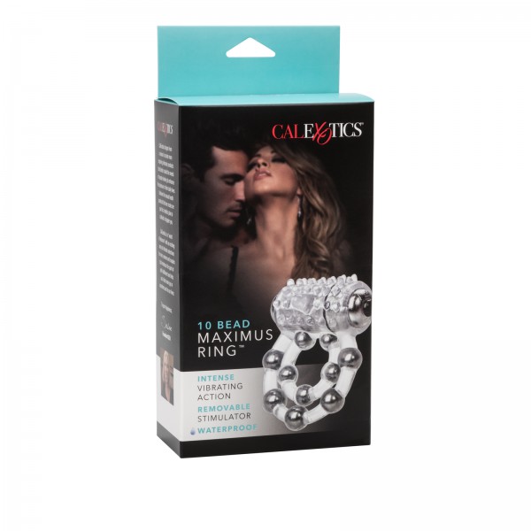 Maximum Beaded Vibrating Cock Ring