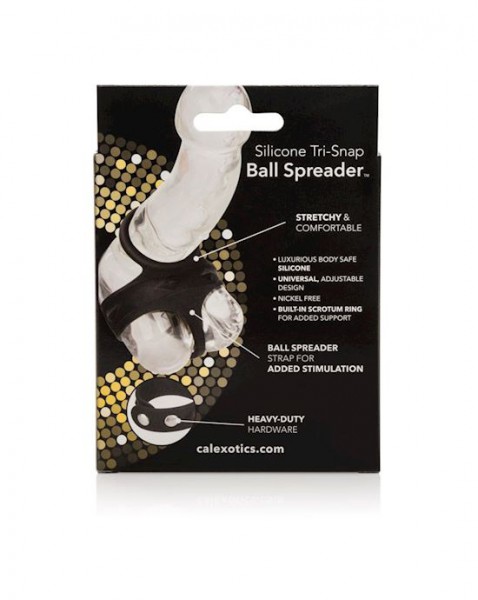Silicone tri-snap ball spreader