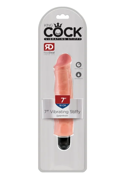 King Cock 7'' Vibrating Stiffy