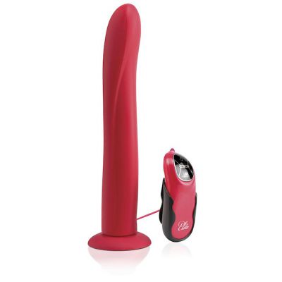 Fetish Fantasy Elite Vibrating 10 Dildo Red