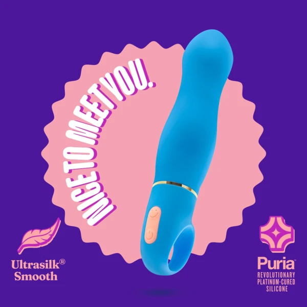 Aria Smokin' AF 10-Function Silicone G-Spot Vibrator By Blush - Coral