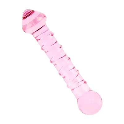 Lucent Blush Glass Massager