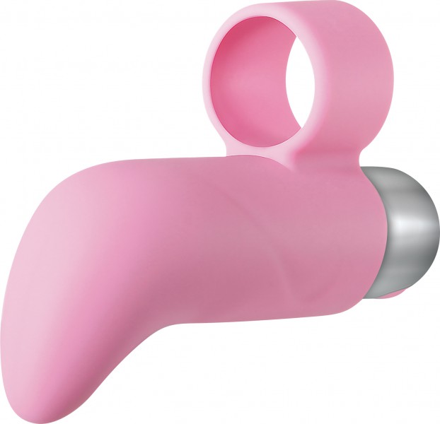 Silicone Pink Finger Vibrator