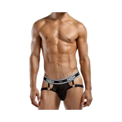 Male Power Peep Show Jock Ring L XL Black