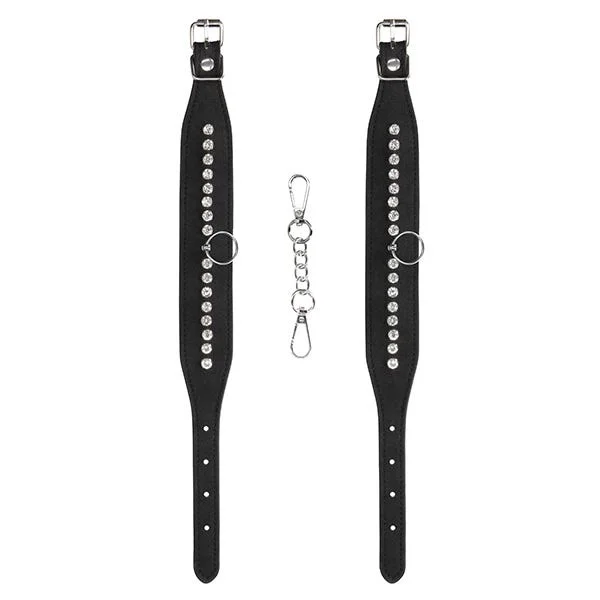 Ouch! Diamond Studded Ankle Cuffs