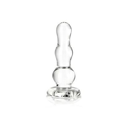 4 Glass Butt Plug Clear