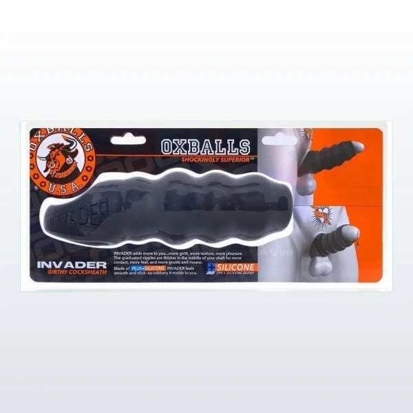 Oxballs Invader Cocksheath Penis Extender - Black Ice — image 17 of 18