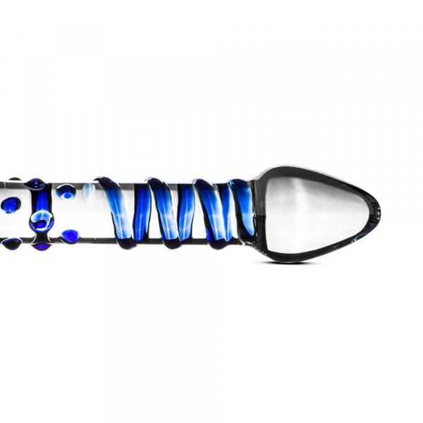 Ella Paradis Twisti Ribbed Glass Dildo