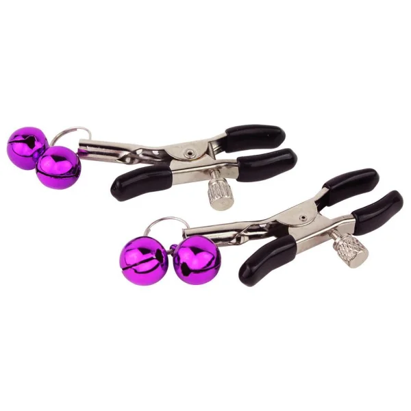 Dark Armour Nipple Clamps with Bells