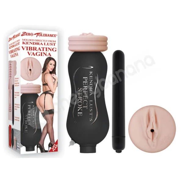 Kendra Lust's Vibrating Perfect Stroke Masturbator With Vagina Stroker