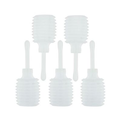 5 Piece Disposable Douche And Enema Kit Clear