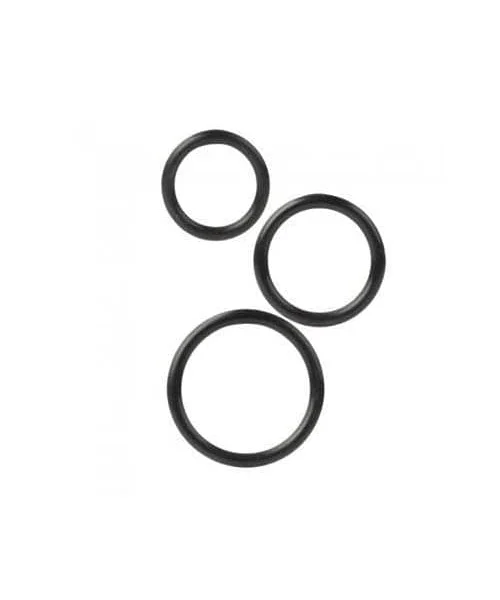 Silicone Support Rings - Black