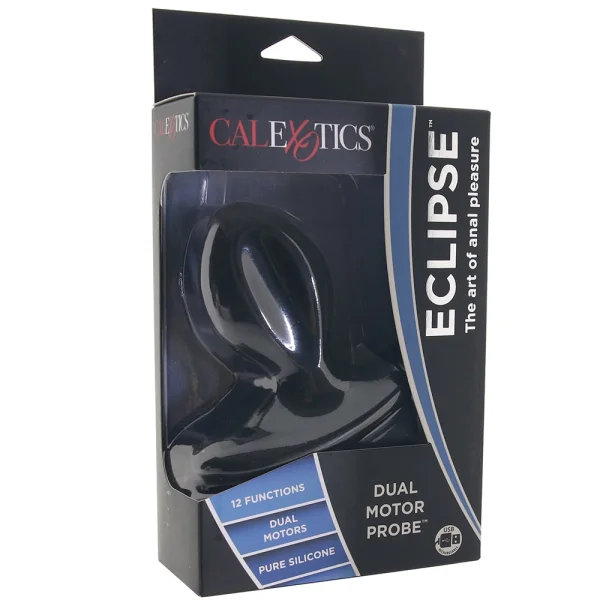 Silicone Wireless Dual Motor Rechargeable Vibrating Probe by CalExotics