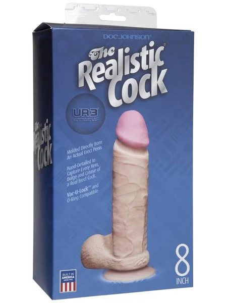 The Realistic Ur3 Cock 8" (Flesh) — image 6 of 8