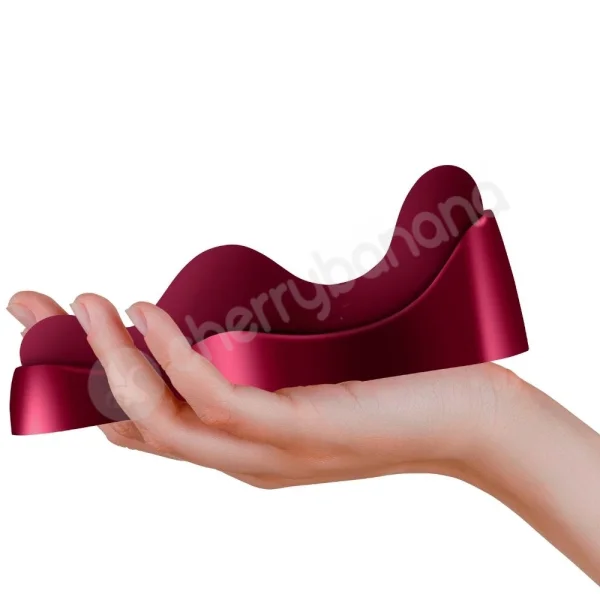 Rocks Off Ruby Glow Blush Ride On Vibrator Dual Purpose Pleasure Wand & Saddle Vibe