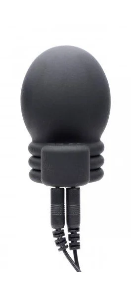 Lightning Hood E-Stim Penis Head Teaser Black