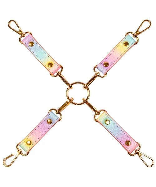 Bondara Luxe Sugar Rush Rainbow Glitter 7 Piece Bondage Set