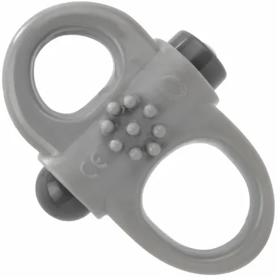 Charged Yoga Rechargeable Vibrating Cock Ring By Screaming O Grey